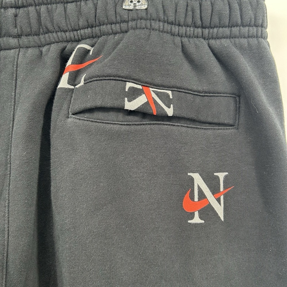 Nike Sportswear Club Fleece Joggers Mens 3XL Black Allover Print Tapered Sporty - Picture 12 of 14